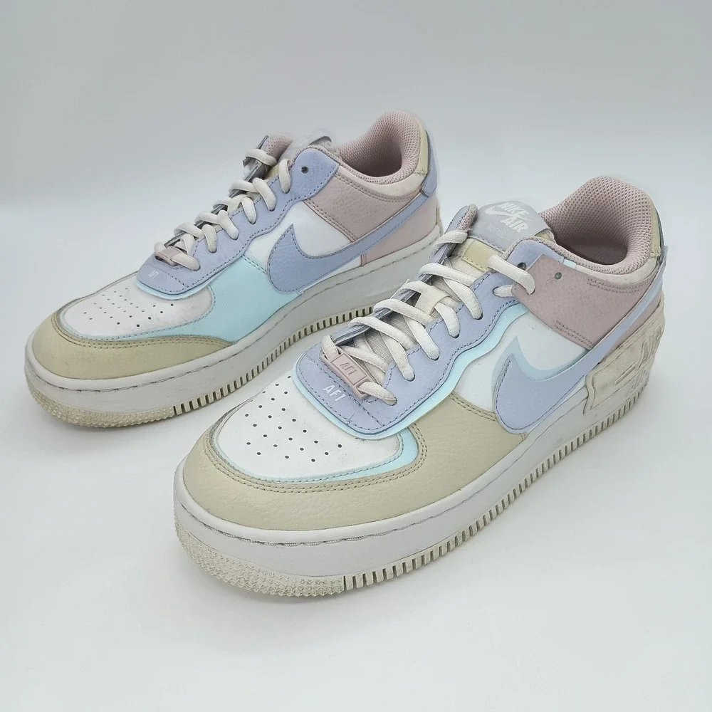 Nike Air Force 1 Low Shadow Multicolor Sneakers Womens 10 CI0919-106